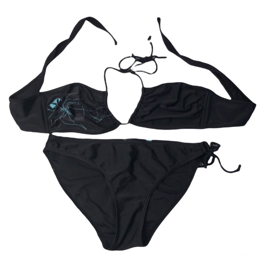 Animal Freeride Society Black Bikini Halter Tie back Adjustable​​​​